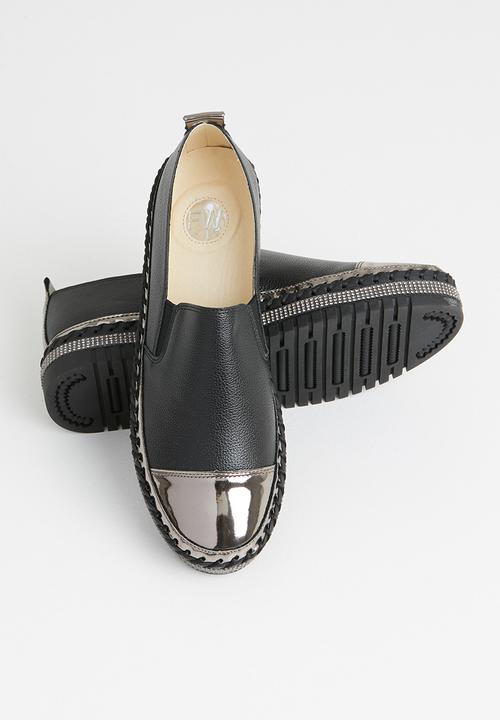Footwork - Farrah espadrille - black