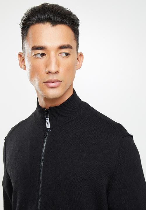 Only & Sons - Tyler 12 m zip cardigan knit - black