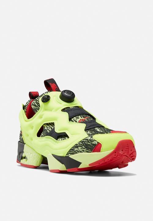 Reebok - Instapump Fury OG - night black/yellow flare/vector red