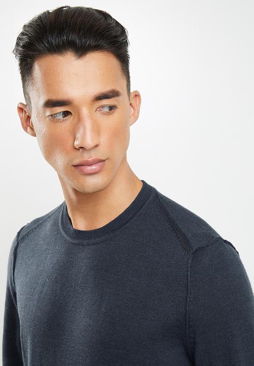 Only & Sons - Tyler 12 m crew neck knit - navy