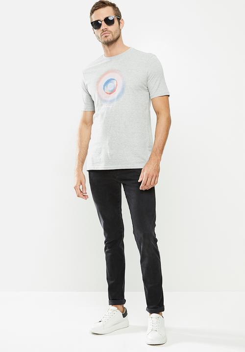 Ben Sherman - Holo target tee - grey 