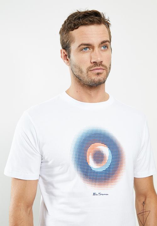 Ben Sherman - Holo target tee - white 