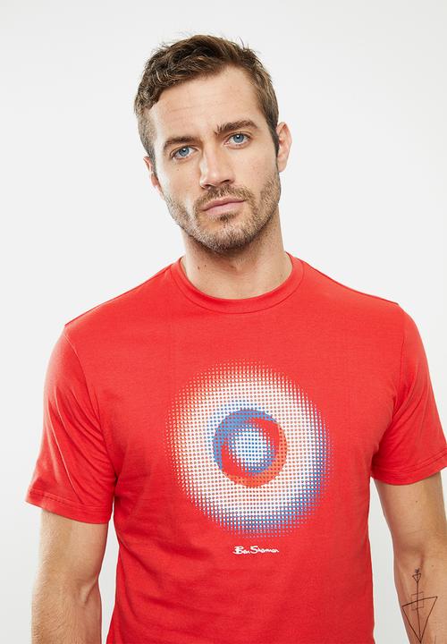 Ben Sherman - Holo target tee - red