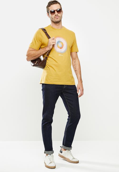Ben Sherman - Holo target tee - yellow