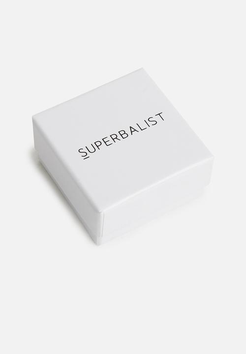 Superbalist - Sterling silver twist hoop earrings