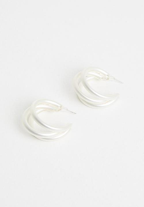 Superbalist - Sierra hoop earrings - silver