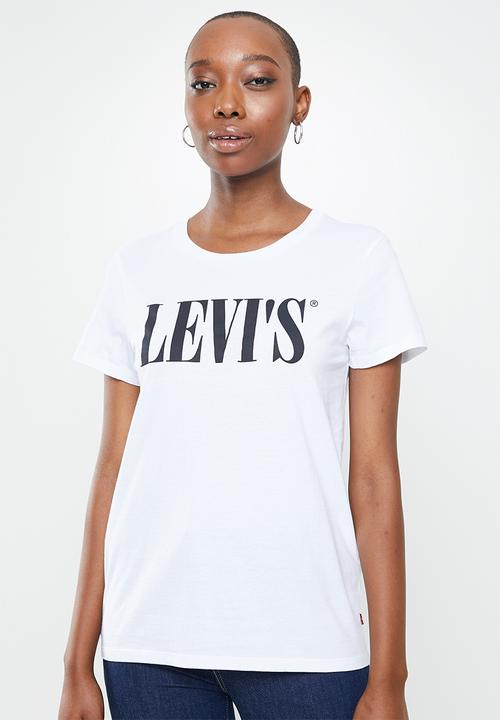Levi’s® - The perfect tee 90's serif t3 + graphic - white