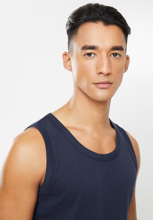 Jockey - 1 Pack jockey classic rib vest - navy