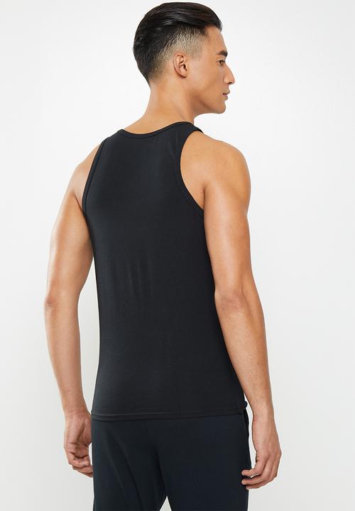 Jockey - Modal 1 pack plain cotton stretch vest - black