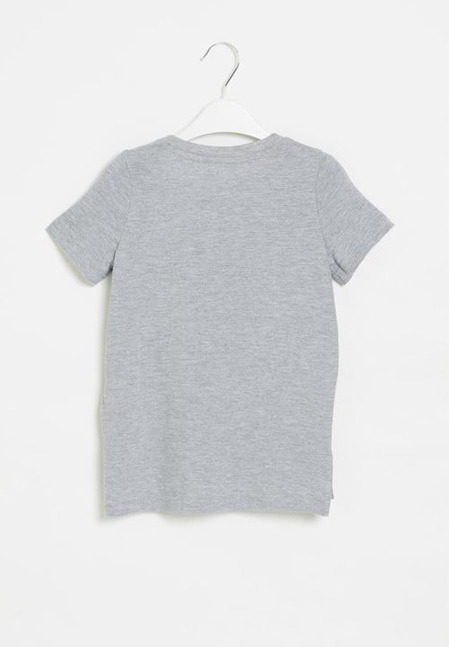 Pop Candy - Younger boys styled short sleeve top - grey
