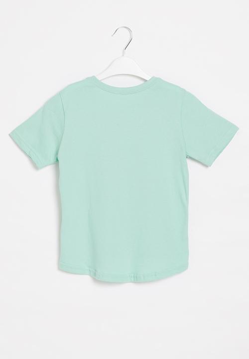 Pop Candy - Younger boys styled short sleeve tee - aqua