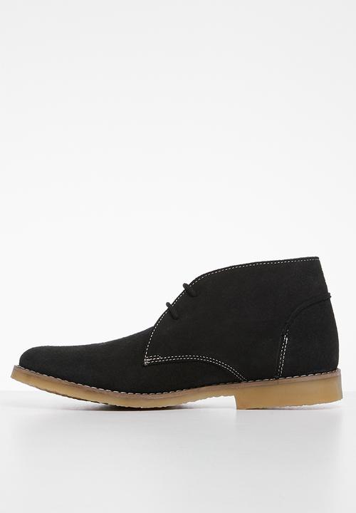Superbalist - Stanley suede desert boot - black