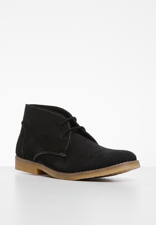 Superbalist - Stanley suede desert boot - black