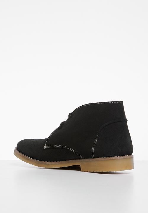 Superbalist - Stanley suede desert boot - black