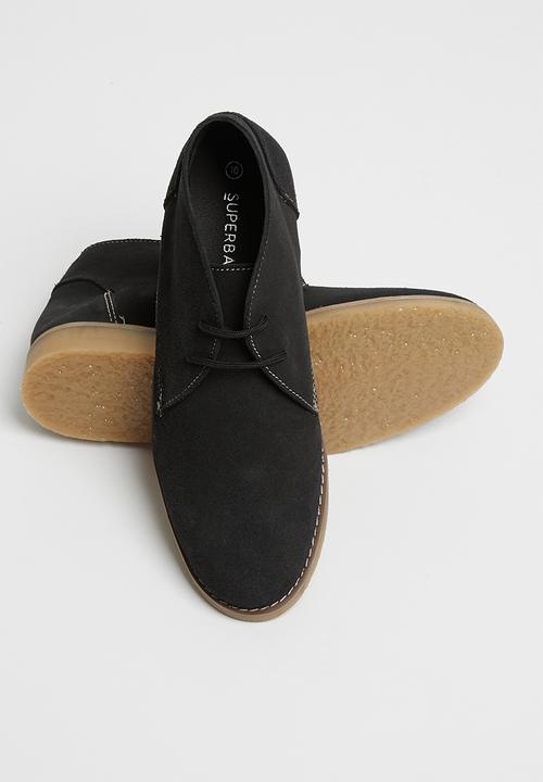 Superbalist - Stanley suede desert boot - black