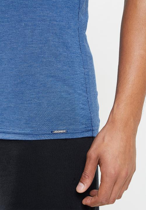 Jockey - Thermalux short sleep undershirt - blue