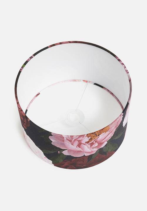 Sixth Floor - Botanic printed lampshade - multi