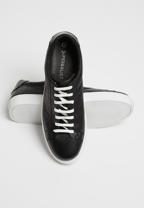 Superbalist - Jurgen leather sneaker - black