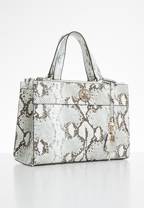 GUESS - Isla status satchel - white 