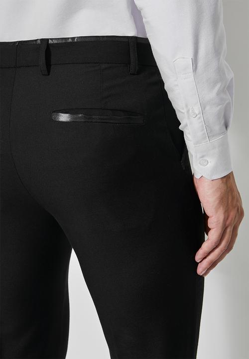 Superbalist - Don fashion slim fit trousers - black