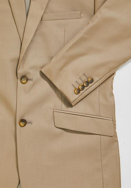 Superbalist - Regent slim fit blazer - wool touch khaki