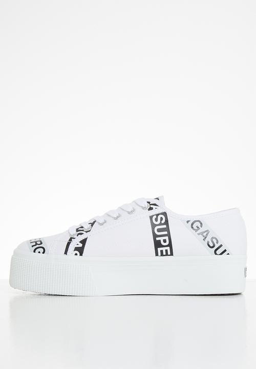SUPERGA - 2790 letter tape - white grey ash