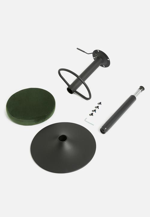 Sixth Floor - Finch barstool - forest green