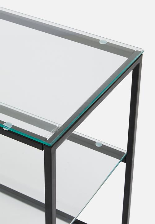 Sixth Floor - Cilla 2-layer side table - black