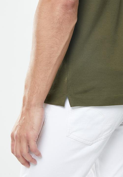 G-STAR - Dunda slim short sleeve polo - combat green