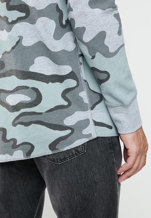 G-STAR - Jirgi-s half zip t l\s - grey