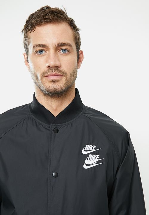 Nike - Nsw wvn jkt wtour - black & white