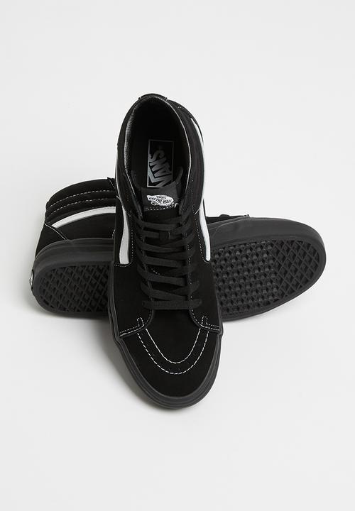 Vans - UA sk8-hi - (suede/canvas) black & true white