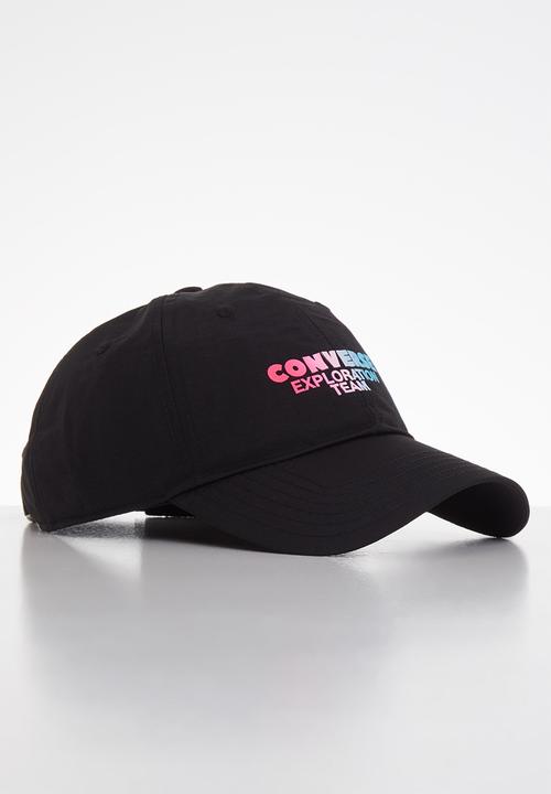 Converse - Graphic baseball cap hps -  black