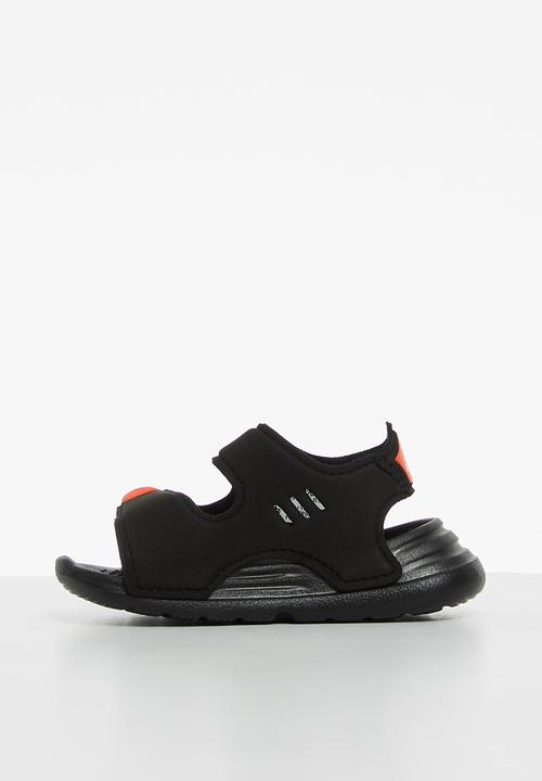adidas Originals - Infants swim sliders - black & orange