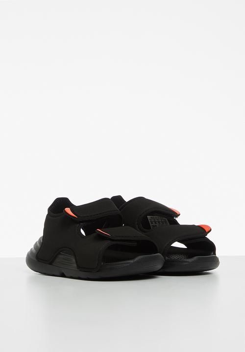 adidas Originals - Infants swim sliders - black & orange