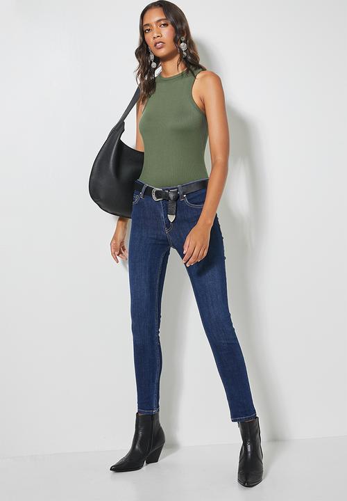 Superbalist - 2-pack fine rib cutaway bodysuit - multi