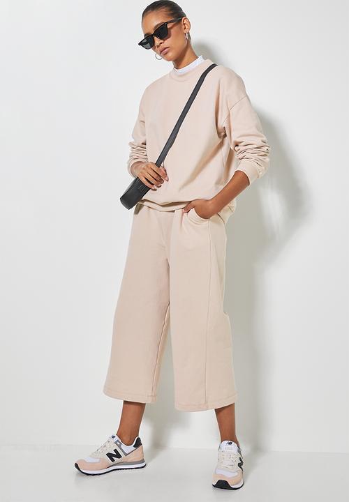 Superbalist - Sweat culottes - stone
