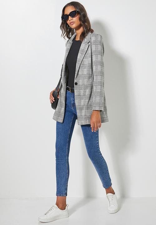 Superbalist - Blazer - black & white 