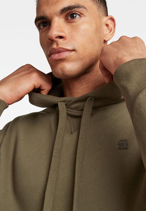 G-STAR - Premium core hooded long sleeve sweat - green 
