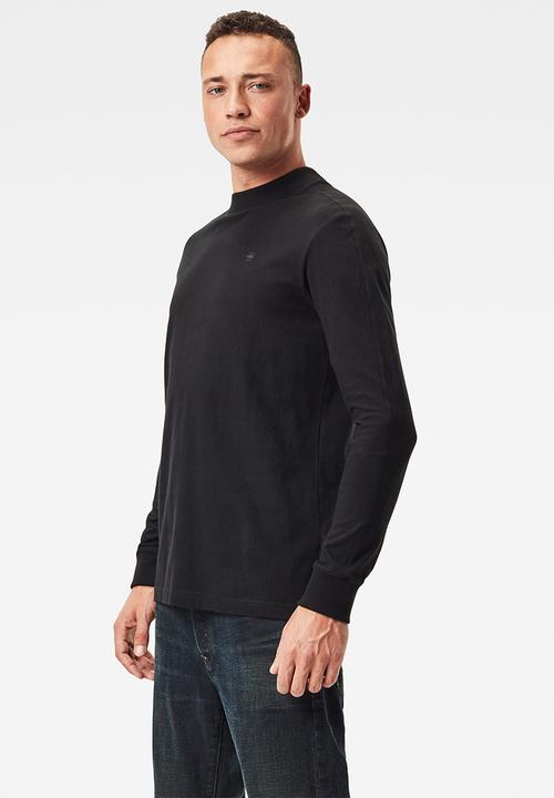 G-STAR - Korpaz mock T-shirt - black