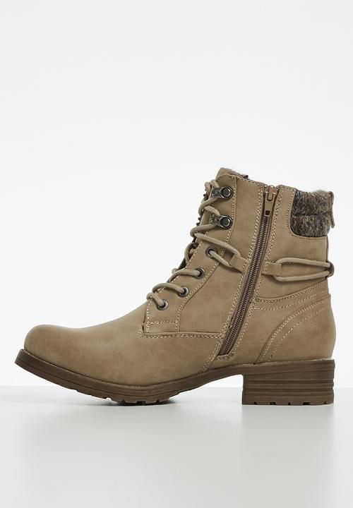 Miss Black - Jag 2 hiking boot - beige