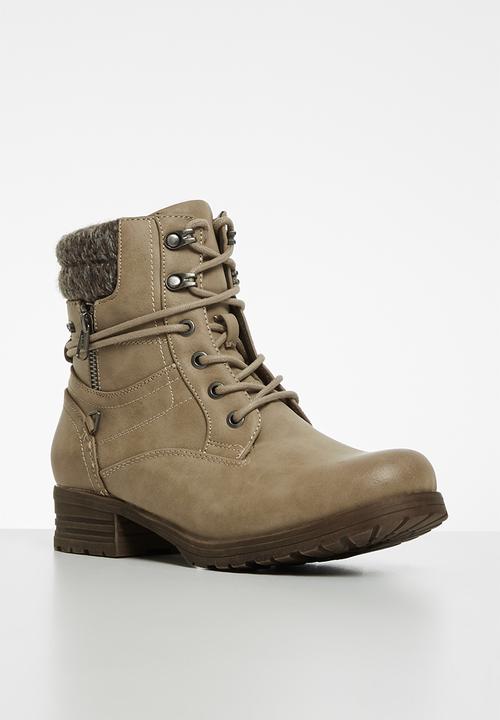 Miss Black - Jag 2 hiking boot - beige