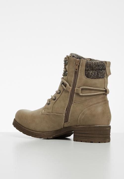 Miss Black - Jag 2 hiking boot - beige
