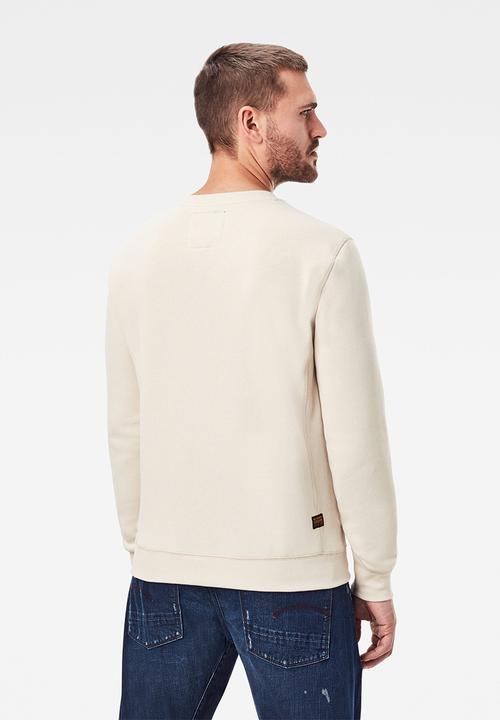 G-STAR - Premium core r long sleeve sweat - beige 