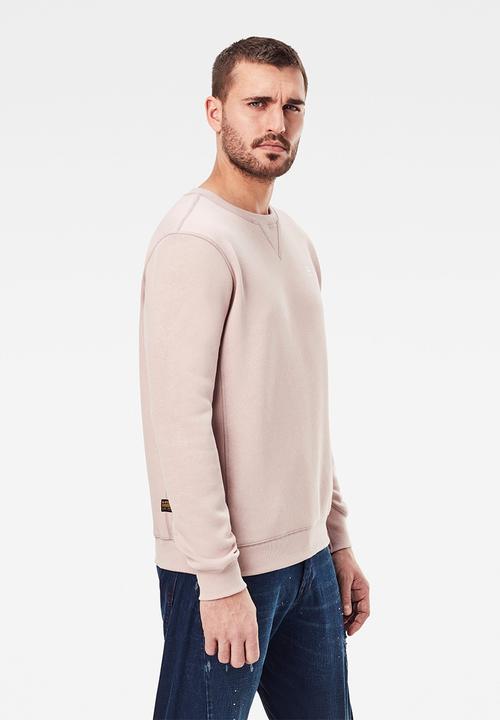G-STAR - Premium core r long sleeve sweat - pink 