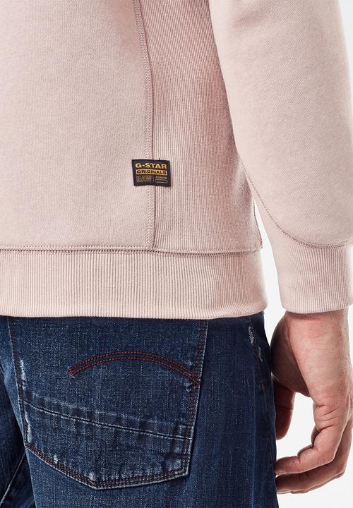 G-STAR - Premium core r long sleeve sweat - pink 
