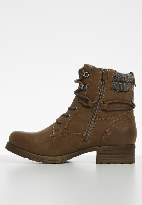 Miss Black - Jag 2 hiking boot - tan