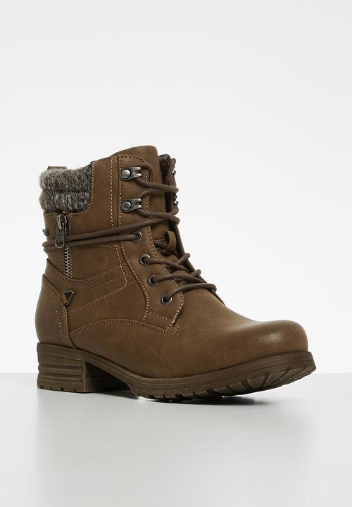 Miss Black - Jag 2 hiking boot - tan