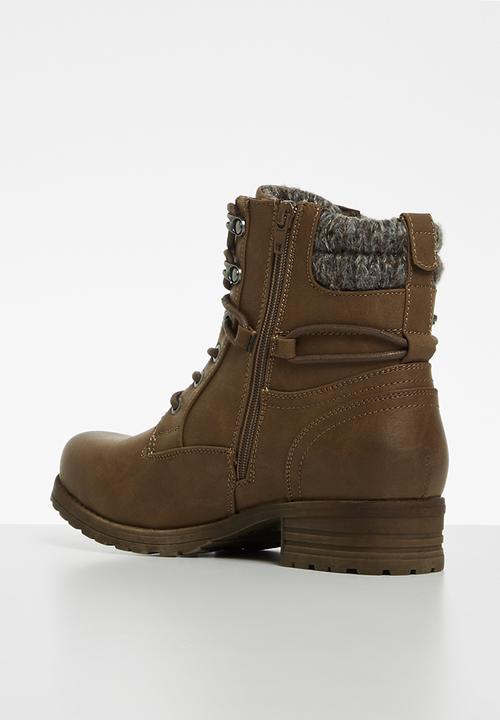 Miss Black - Jag 2 hiking boot - tan