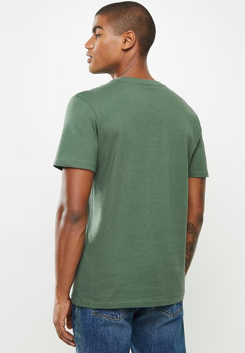 Cotton On - Tbar moto T-shirt - green